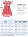Bonny Billy Girl's Casual Satin Lace Dress Back to School Clothes 7-8 Years Pink