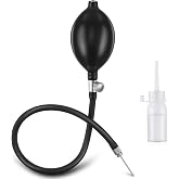 HappyAlley Football Helmet Pump Kit Compatible with Multiple Sports Helmet | Universal Helmet Inflator Hand Pump with Release Valve &amp; Lubricant, Inflatable Football Helmet Air Pump with Needle