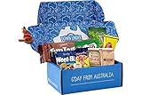 Australian Classics Gift Box - Tim Tam, Vegemite, Milo, Twisties, Tiny Teddies, Caramello Koala, ANZAC Biscuit, Eucalyptus Drops, Fantales & Minties by Down Under Box