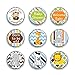 324 Mini Candy Stickers Safari Animals Baby Shower Favor Labels Tiny 0.75 Inch