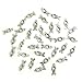 BronaGrand 100pcs Antiqued Silver&Bronze Ribbon of Hope Pendants DIY Charms Bead for Necklaces Bracelets