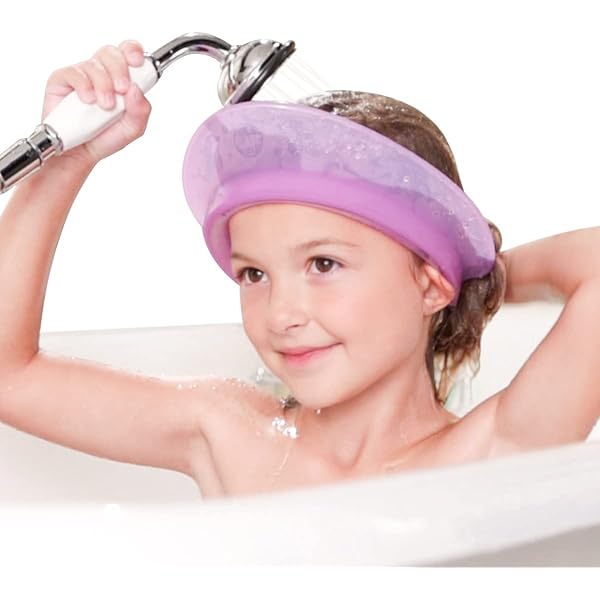 VISIERE DE BAIN,2--Chapeau De Shampoing Pour Enfants, 1 Pièce, Nouveau, Portable, Ajustable