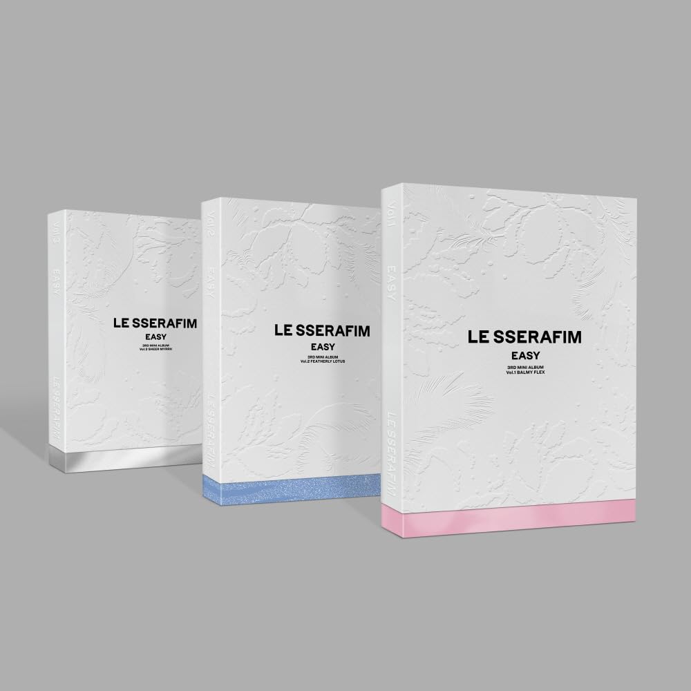 LE SSERAFIM - EASY 3rd Mini Album+Store Gift (Vol.3 SHEER MYRRH ver.)