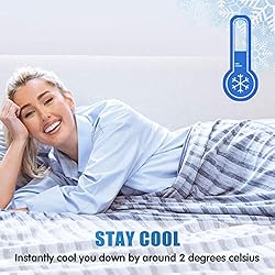 Cooling Throw Blanket with Double Sided Cold