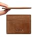 Augus leather Card Holder Front Pocket Wallet with RFID Blocking
