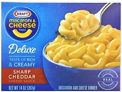 Kraft, Macaroni & Cheese, Deluxe Dinner, Sharp