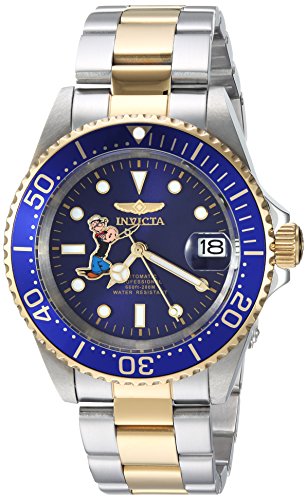 Invicta Men's 'Character Collection' Automatic Stainless Steel Casual Watch, Color:Two Tone (Model: 24487)