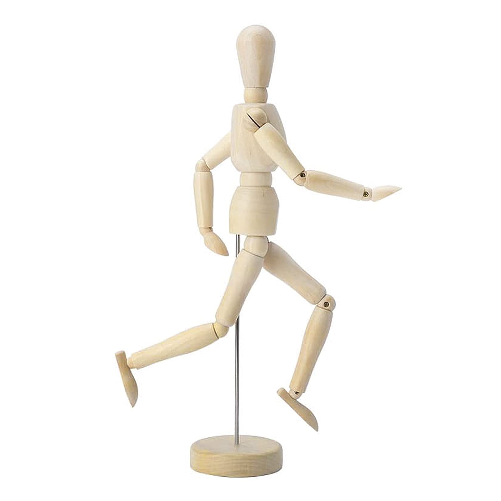 12 Inch Artist Drawing Wooden Manikin Mannequin with Flexible Joints Human Figure Artist Figure Doll Model Perfect Painting and Drawing Aid Artist Sketch Drawing Model for Art Home Decoration