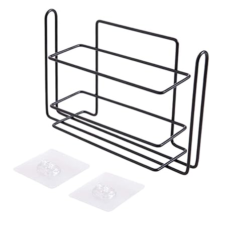 TOPBATHY Estante de la Pared de Metal Estante de Almacenamiento de ...