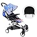 Samber Baby Stroller Footrest Baby Stroller Armrest Foot Support Stroller with Umbrella Accessories Extended Booster Seat Footrest Baby Stroller Accessories Feet Extension Infant Pram Foot Board
