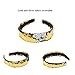6Pack Reversible Sequin Headbands Color Changing Flip Sequin Headbands Bling Glitter Sparkly Fashion Headband Magic Alice Hair Band Hair Accessories for Girls Teens Kids Children Women