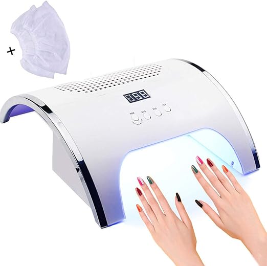 LIKUGD Nail Dust Suction Collector 2 Fans Powerful Nail