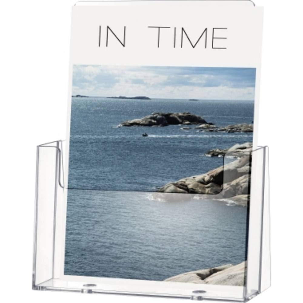 helit H2352102 – Table Display Shelf for DIN A5 Portrait – Transparent