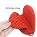 GIWOX 2pc Silicone Pinch Mitts Heat Resistance Hot Handle Holder Cooking Nonslip Grip Frozen Ice for Home, Kitchen & Barbecue