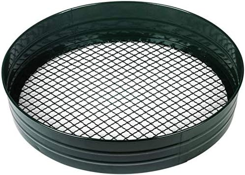 Srendi Metal Garden Riddle Sieve Mesh 3/8 Durable Powder Coated Steel