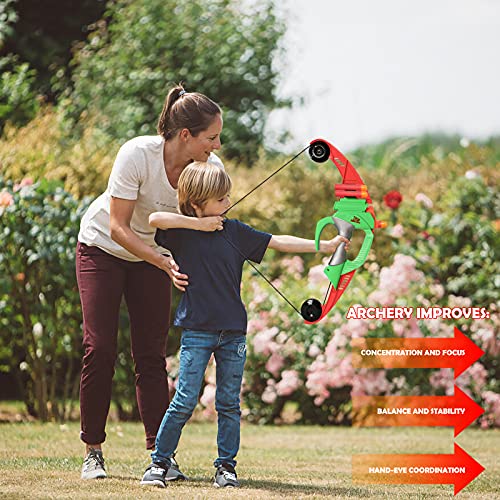 NextX Bow and Arrow Set Foam Bow Archery Set for Kids with Target