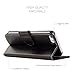 Snugg iPhone 5 / 5s Case, Black Leather iPhone 5/5s Flip Case Premium Wallet Phone Cover with Card Slots for Apple iPhone 5 / 5s