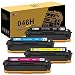 ONLYU Compatible Toner Cartridge Replacement for Canon 046 046H for Color ImageCLASS MF735Cdw LBP654Cdw MF731Cdw MF733Cdw Laser Printer (4 Pack)