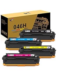 ONLYU KCMY Cartuchos de tóner de alto rendimiento 046H (046X) de repuesto para Canon 046 046H CRG 046 046H para Canon Color ImageCLASS MF735Cdw LBP654Cdw MF731Cdw MF733Cdw impresora láser   Paquete de 4