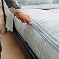Beddy's Airplane Theme Durable Zipper Bedding for Kids, Bed in a Bag, Light Blue Sheets & Comforter with Plane Design, Includes Pillowcase & Pillow Sham Easy to Make & Wash