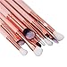 Snowfoller 12Pcs Cosmetic Tool Set Eyebrow Eyeshadow Brush Makeup Brush Sets Kits Tools