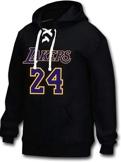 Amazon Reebok リーボック Nba コービー ブライアント Kobe Bryant L A Lakers Lace Up Hoodie ロサンゼルス レイカーズ パーカー 黒紫黄色 Xl 並行輸入品 トレーナー パーカー 通販