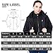CAMEL CROWN Women's Ski Jacket Waterproof 3 in 1 Winter Jacket Windproof Hooded with Inner Warm Fleece Coat