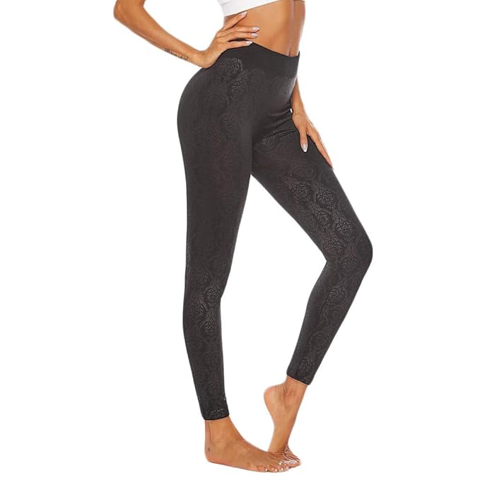 cinnamou Pantalon Yoga Mujer, Casual Net Yarn Fitness ...