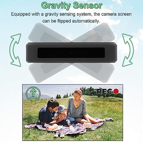 XISRU 64GB 1080P Hidden Camera - Key Fob Style, Motion Detection, 360 Min Battery