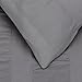 Amazon Brand – Pinzon Seersucker Duvet Cover Set - King, Platinum
