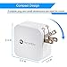 Dual Port USB Wall Charger 5V/ 4.8A with 6FT Lightning Cable & 6FT Micro USB Cord – Fast Travel Wall Charger with Smart Technology, Foldable Plug for iPhone / iPad / Samsung / Moto / Blackberry