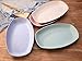 greenandlife Lightweight Wheat Straw Plates - 4Pack Unbreakable Dishes and Plates Sets Non-toxin, Dishwasher & Microwave Safe BPA free and Healthy for Kids Adults (11'')