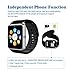Smart Watch , CulturesIn GT08 Touch Screen Bluetooth WristWatch with Camera/SIM Card Slot/Pedometer Analysis/Sleep Monitoring for Android (Full Functions) and IOS (Partial Functions) (silver)