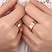 BESTJEW Gold Love Ring Screw Design Promise Engagement Wedding Couples Band Titanium Stainless Steel Size 5-10