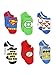 Justice League Superhero Boys 6 pack Socks (2T-4T / Shoe: 4-7, Blue/Multi)