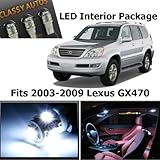 Classy Autos Lexus GX470 WHITE Interior LED Package (15 Pieces)