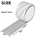 LEKNES Screen Repair Kit,Door Window Screen Repair Tape Fiberglass Covering Mesh, 3-Layer Strong Adhesive & Waterproof Repair Holes Tears - Black (2