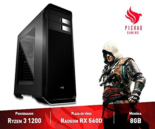Computador Gamer Pichau Amd Ryzen 3 1200 8gb (amd Radeon Rx 560d 4gb) 1tb