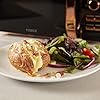 Tower-Digital-Solo-Microwave-with-6-Power-Levels-60-Minute-Timer-Defrost-Function-800-W-20-Litre-Black-and-Rose-Gold Tower T24021 Digital Microwave with 60-Minute Timer and 8 Autocook Settings, 20L, 800W Black and Rose Gold, pack 1