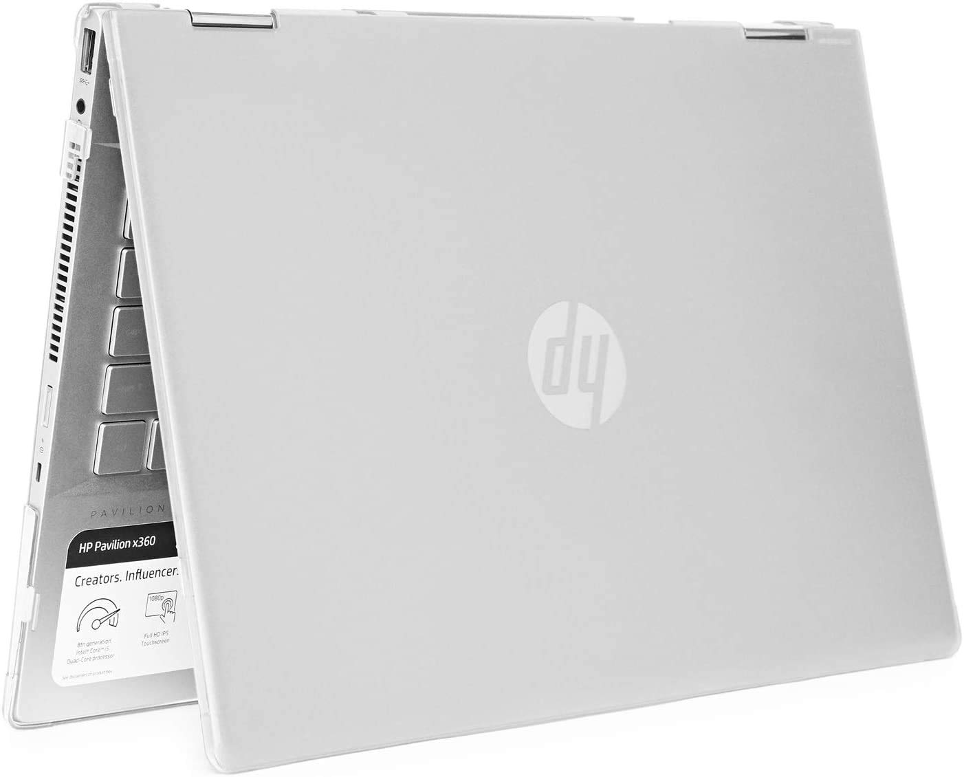 mCover Hard Shell Case ONLY Compatible for 2021 / 2022 14" HP Pavilion x360 14-DYxxxx Series (NOT Compatible with Other HP Pavilion Series) Convertible laptops (Clear)