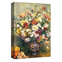 Canvas Wall Art Young Woman by Pierre Auguste Renoir Canvas Prints Home Artwork Decoration for Living Room,Bedroom - 12x18 inches