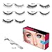 50 Pairs Black Long & Natural Thick Soft Reusable False Eyelashes Fake Eye Lash for Makeup Cosmetic - 5 Kinds of Style by Goldrose