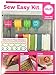 We R Memory Keepers Sew Easy Paper Piercing Kit with Extra Needles Set includes Stitch Piercer Handle, 4 Stitch Piercer Tool, Needles, Floss Skeins, and Foam Mat