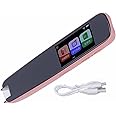 Scan Reader Pen,AI Smart Translation Pen with Voice Multi Language Support Instant Word Recognition Text to Speech Electronic Dictionary for Learning Travel Study Reading