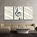 wall26 - Music Note on Score Paper - Canvas Art Wall Art - 16