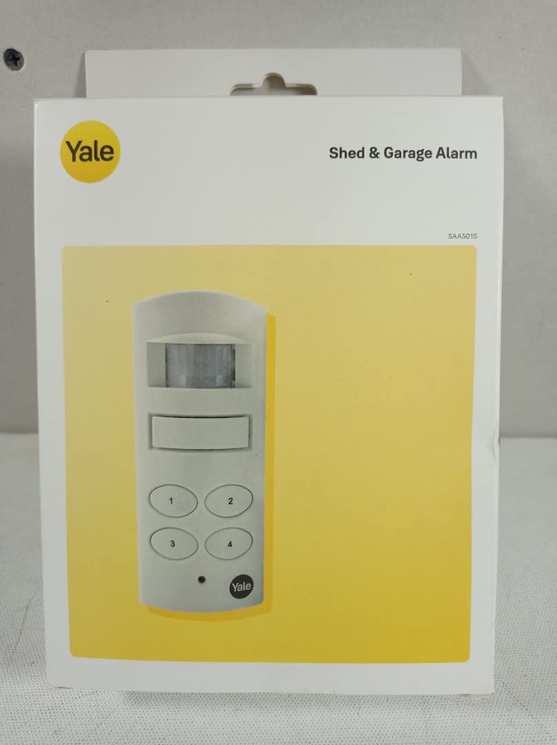 Yale Shed and Garage Alarm, Free-Standing or Wall-Mounted Wireless Alarm, Easily Secure Outside Buildings and Caravans,