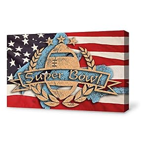 for Living Room Bedroom Home Artwork Paintings Super Bowl