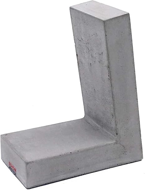Buchstutze Einzeln Beton Format Hxbxt Jeweils 16 5x13 5x7cm Sehr Schwer Und Sehr Wertig Mit Rutschfesten Fusschen Buchstander Made In Ger Amazon De Kuche Haushalt