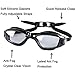 YINGNEW No Leaking Prescription Swimming Goggles - Unisex Triathlon Swim Glasses with Free Nose Clip & Earplugs,Swim Goggles with 100% UV Protection,Anti Fog Technology Ultra Comfort