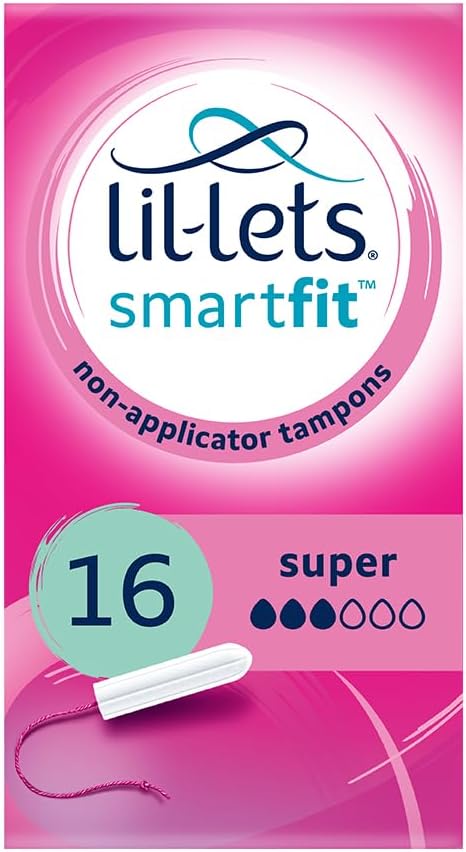 Lil-Lets Non-Applicator SmartFit Tampons 16 Count Medium to Heavy Flow